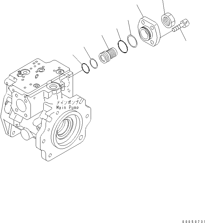 Крышка 708-2L-34260 KOMATSU
