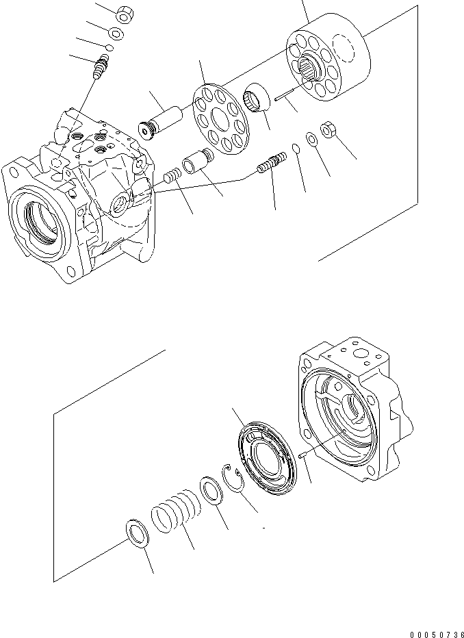 Насос в сборе (708-1W-01941) KOMATSU