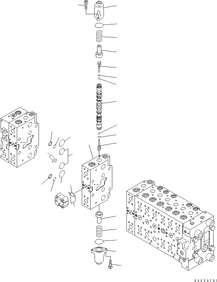 Управляющий клапан 723-49-30600 KOMATSU