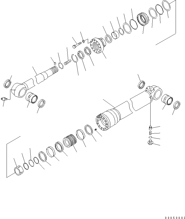 CYLINDER ASS'Y,(FINAL COATING) (\8\707-01-0R840) KOMATSU