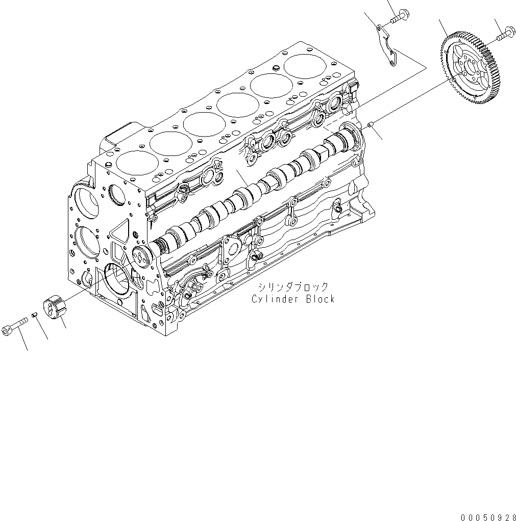 Головка цилиндра 6754-11-1012 KOMATSU