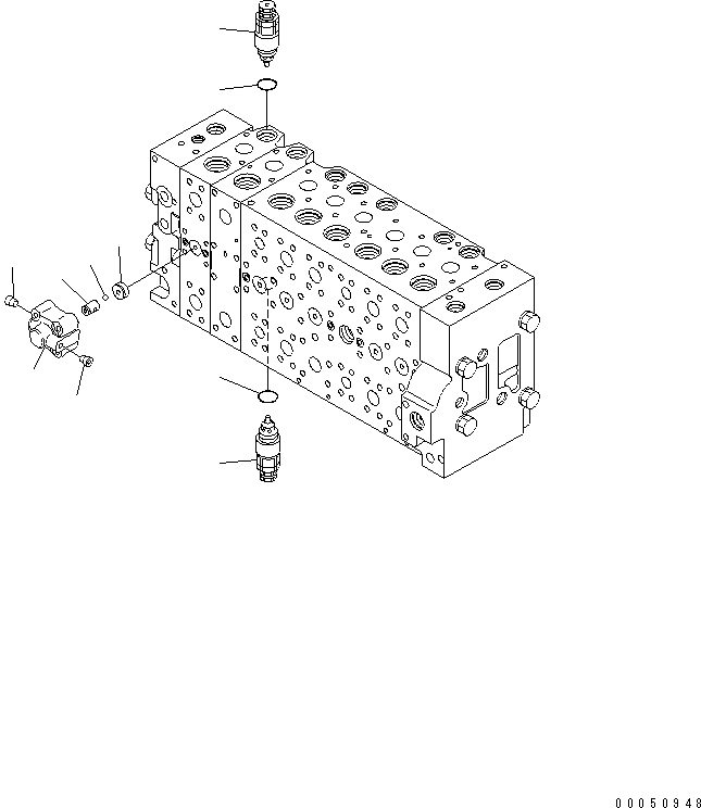 VALVE ASS'Y{SUCTION AND SAFETY} 723-90-65200 KOMATSU