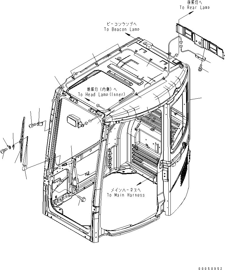 Жгут проводов 22U-54-18331 KOMATSU