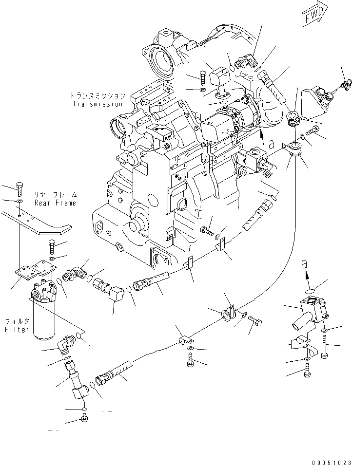 HOSE, 950MM 23B-16-61250 KOMATSU