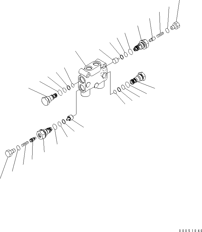 Клапан 235-61-41210 KOMATSU