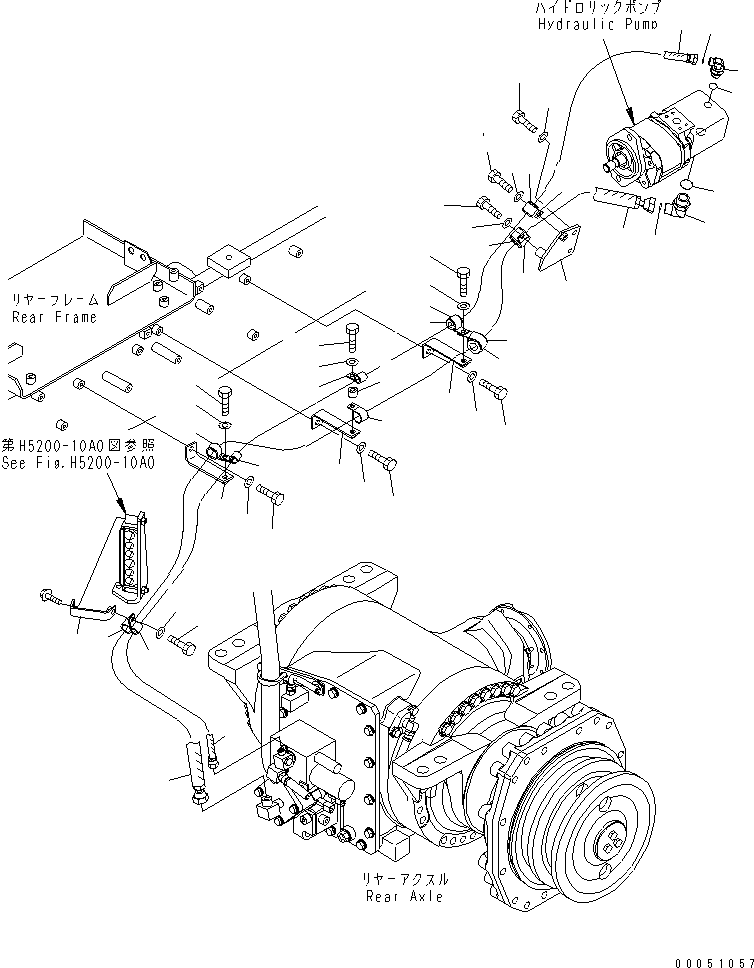 Кронштейн 23B-60-61790 KOMATSU