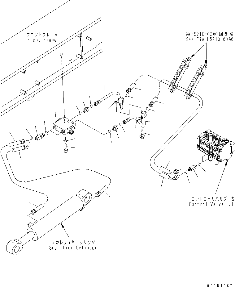 HOSE, 2230MM 23B-60-62441 KOMATSU