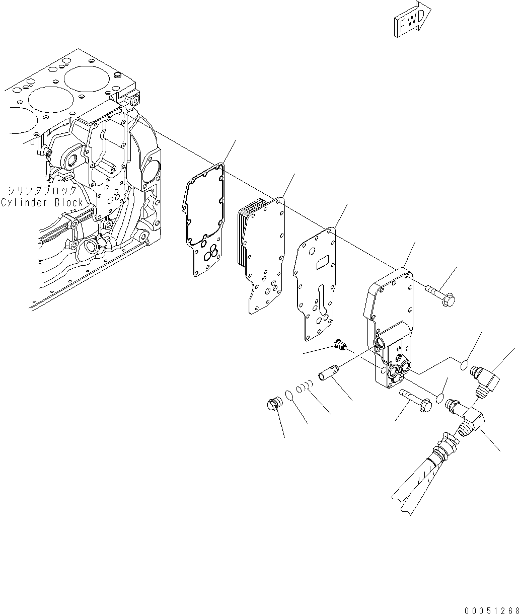 Прокладка \0\6754-51-4430 KOMATSU