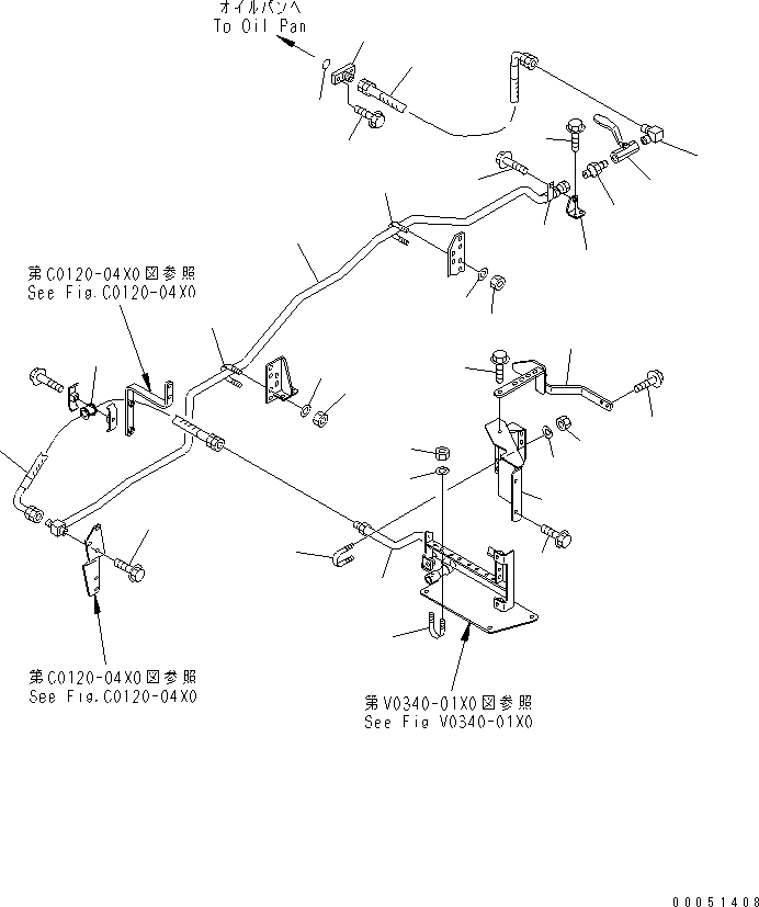 Шланг 07633-006A7 KOMATSU