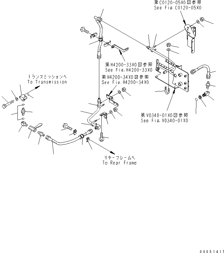 Шланг 07086-00607 KOMATSU