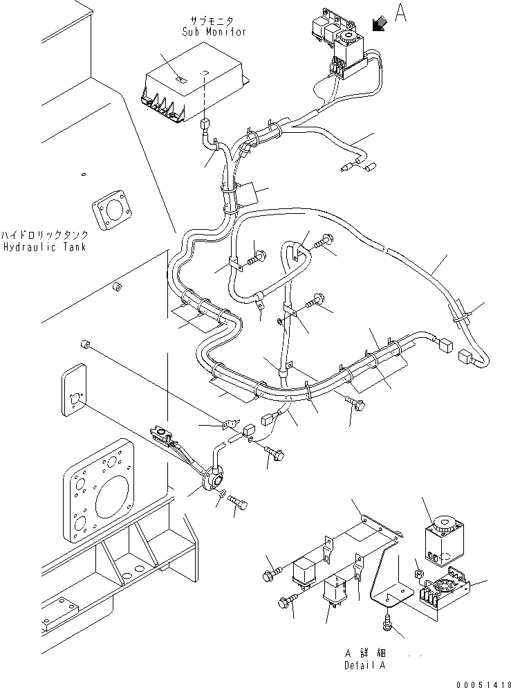 Жгут проводов 427-Z89-3530 KOMATSU