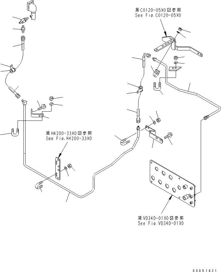 Шланг 07633-003A6 KOMATSU