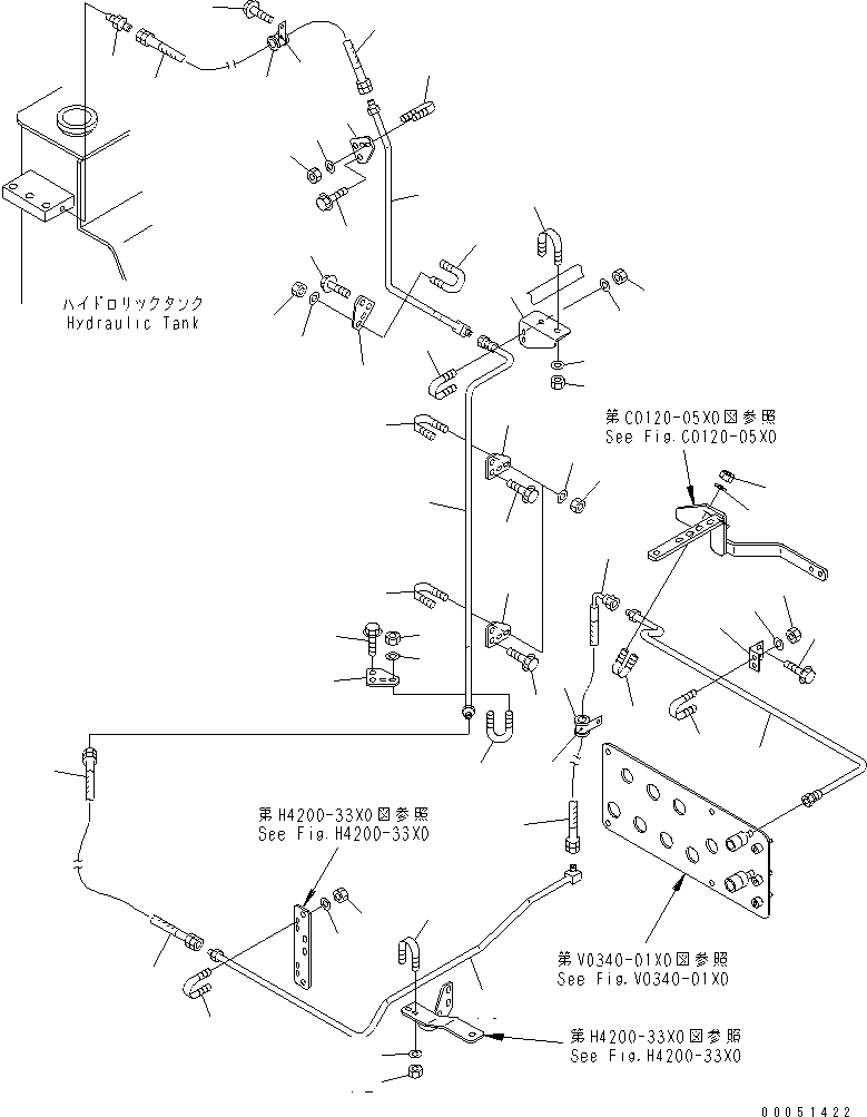 Шланг 07633-003A7 KOMATSU
