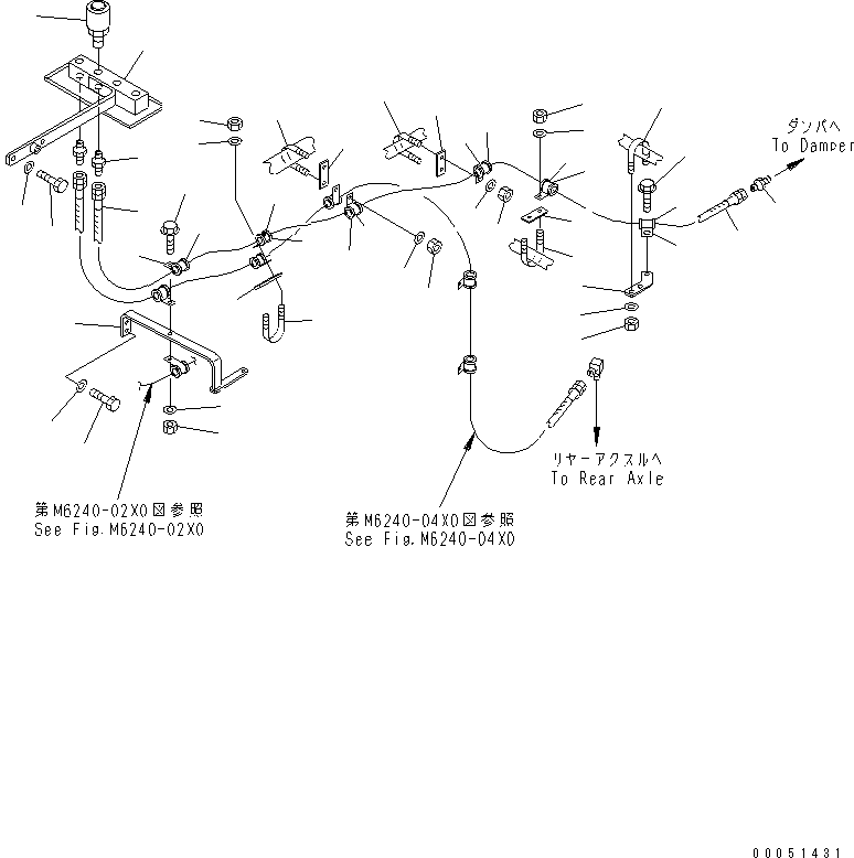 Шланг 07184-00332 KOMATSU