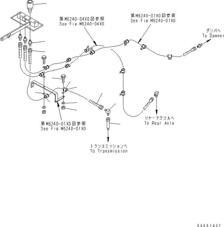 Шланг 07184-00311 KOMATSU