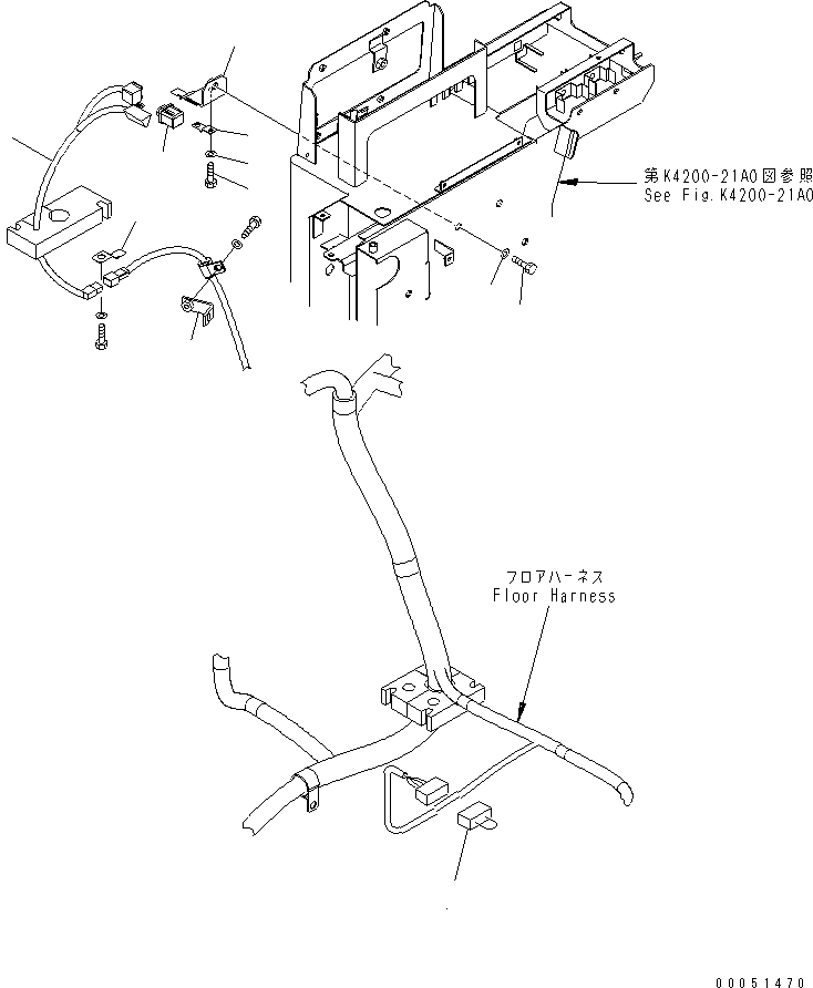 Жгут проводов 423-Z91-3191 KOMATSU