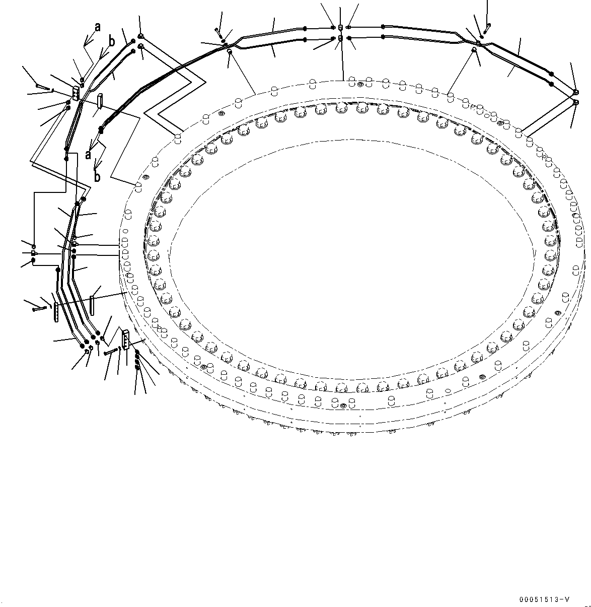 Трубка 21T-68-67430 KOMATSU