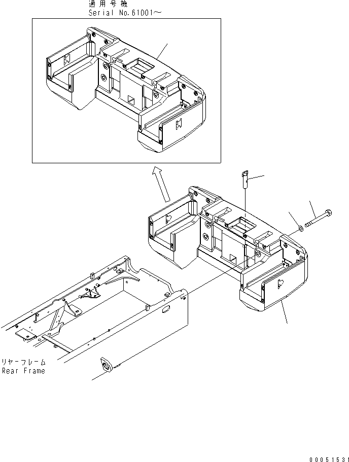 COUNTER WEIGHT 419-46-35114 KOMATSU