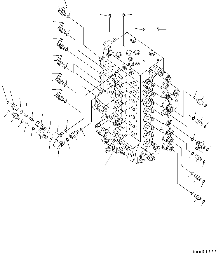 Клапан в сборе (\0\723-48-23100) KOMATSU