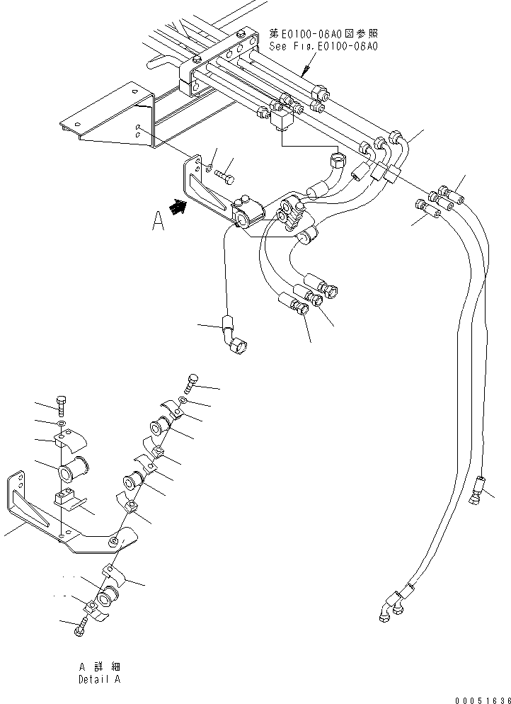 Шланг с торцевым уплотнением 02767-00416 KOMATSU