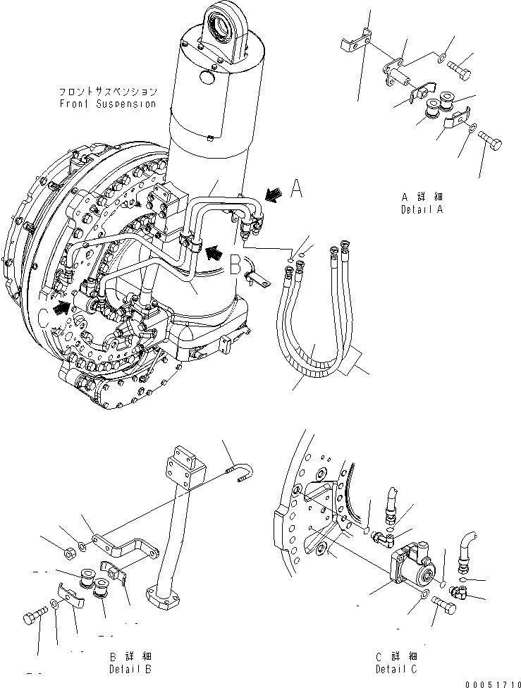 Трубка 561-43-84822 KOMATSU