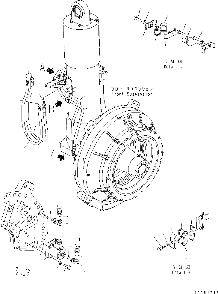 Трубка 561-43-84852 KOMATSU