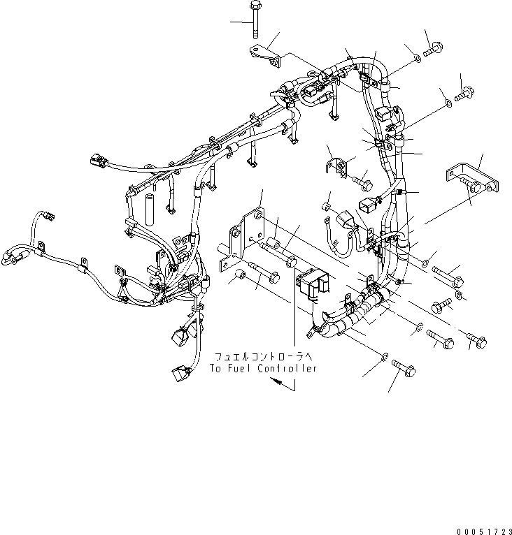 Жгут проводов 6251-81-9920 KOMATSU