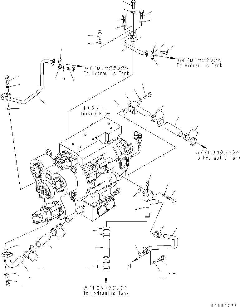 Трубка 566-61-82131 KOMATSU