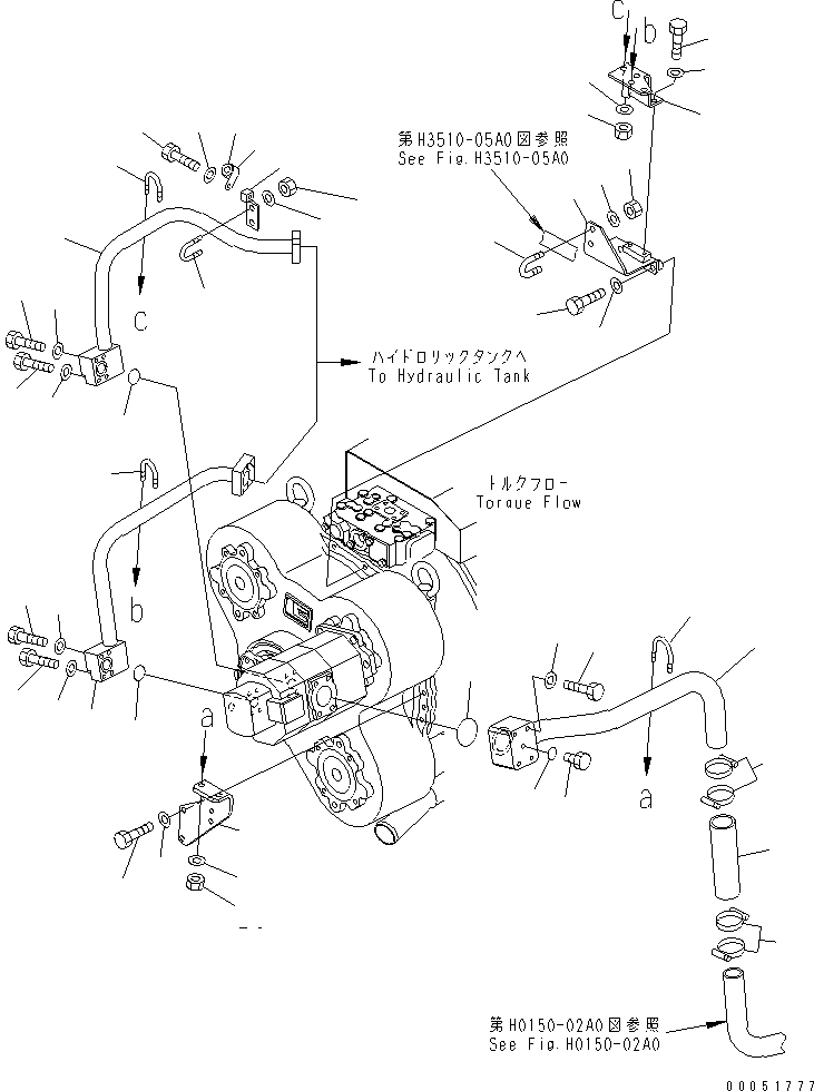 Шланг 07260-24718 KOMATSU