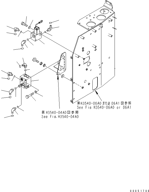 VALVE ASS'Y,ACCUMULATOR CHARGE (566-43-82810) KOMATSU