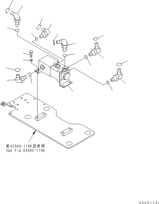 Valve, Relay 566-43-81330 KOMATSU