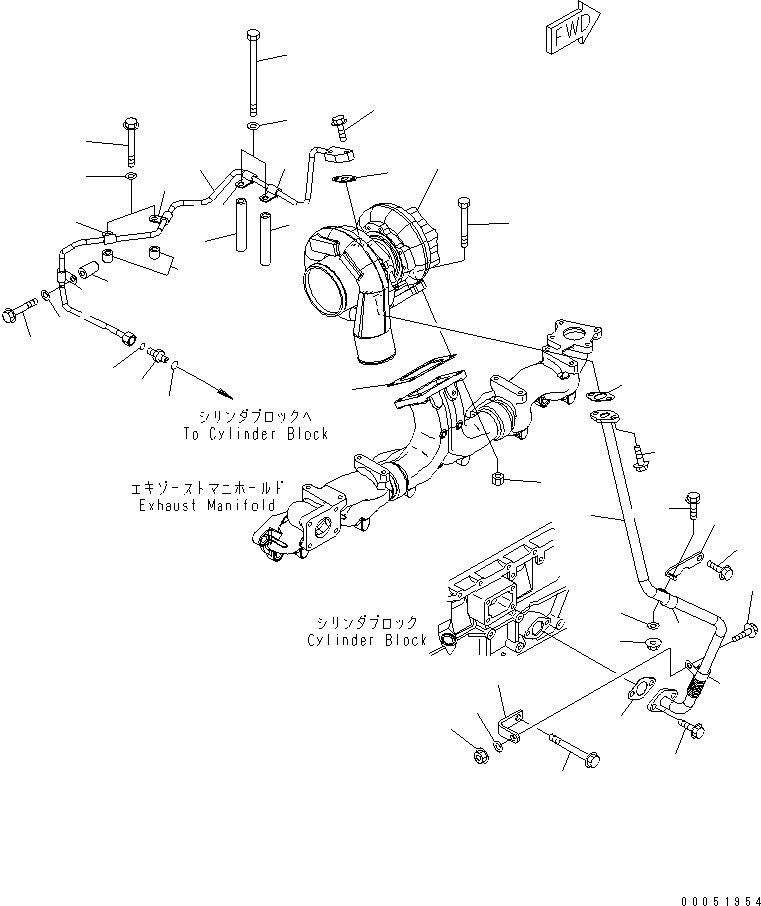 TURBOCHARGER ASSEMBLY (6506-21-5010) KOMATSU