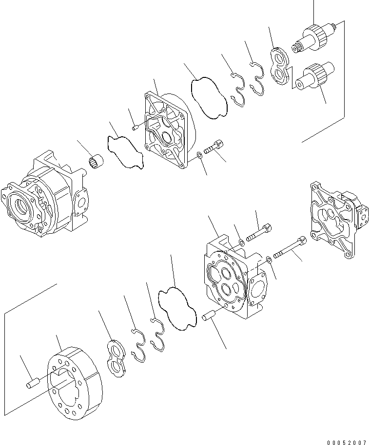 Насос в сборе (SAR (4) 180) 705-36-45340 KOMATSU