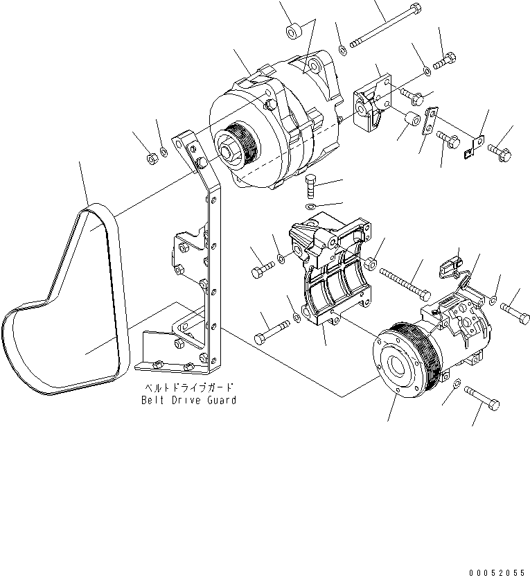 COMPRESSOR ASS'Y,(FOR AIR CONDITIONER) 14X-911-7111 KOMATSU
