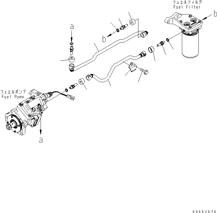 Трубка 6745-71-6310 KOMATSU