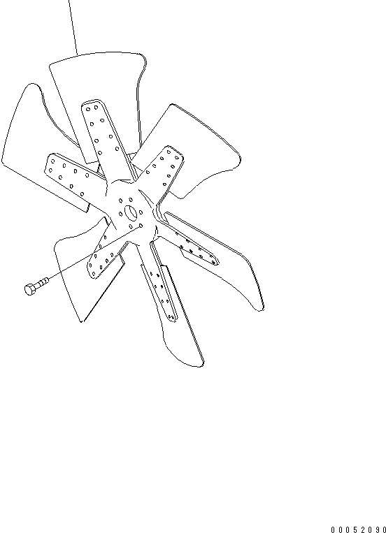 FAN,BLOWER 600-633-7800 KOMATSU