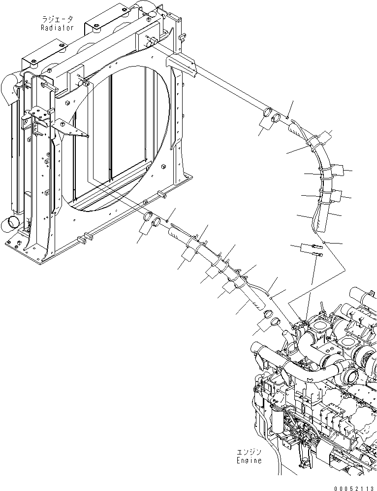 Шланг 21T-03-31391 KOMATSU