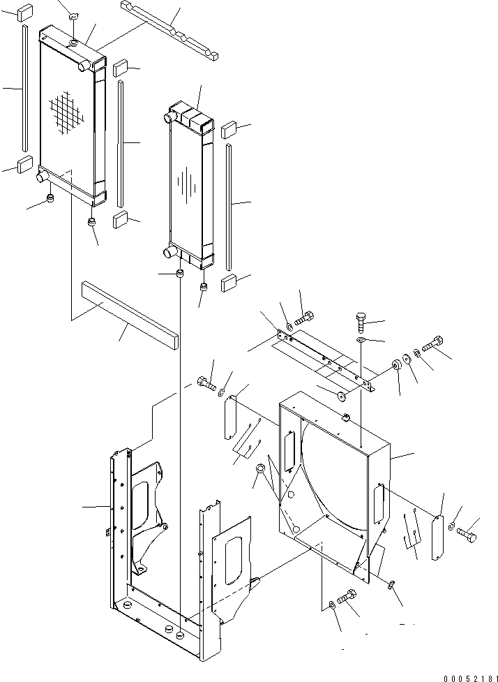 Aftercooler Assembly 424-03-41121 KOMATSU