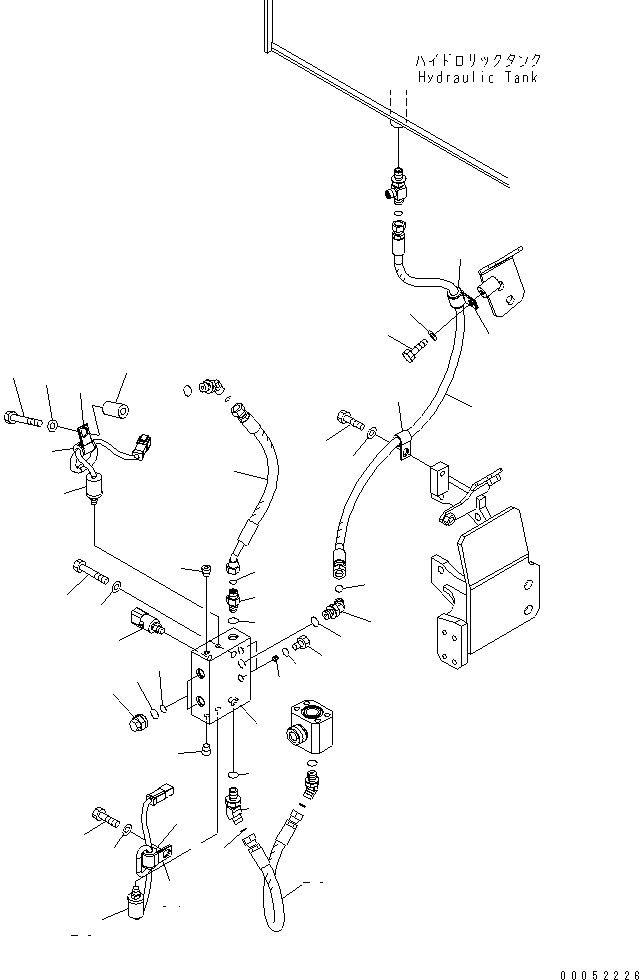 Шланг с торцевым уплотнением 02756-002A4 KOMATSU