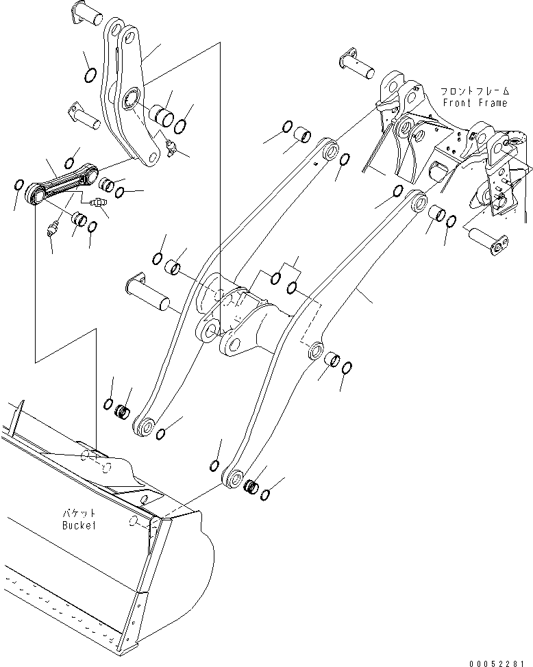 Boom Assembly 424-U94-4220 KOMATSU