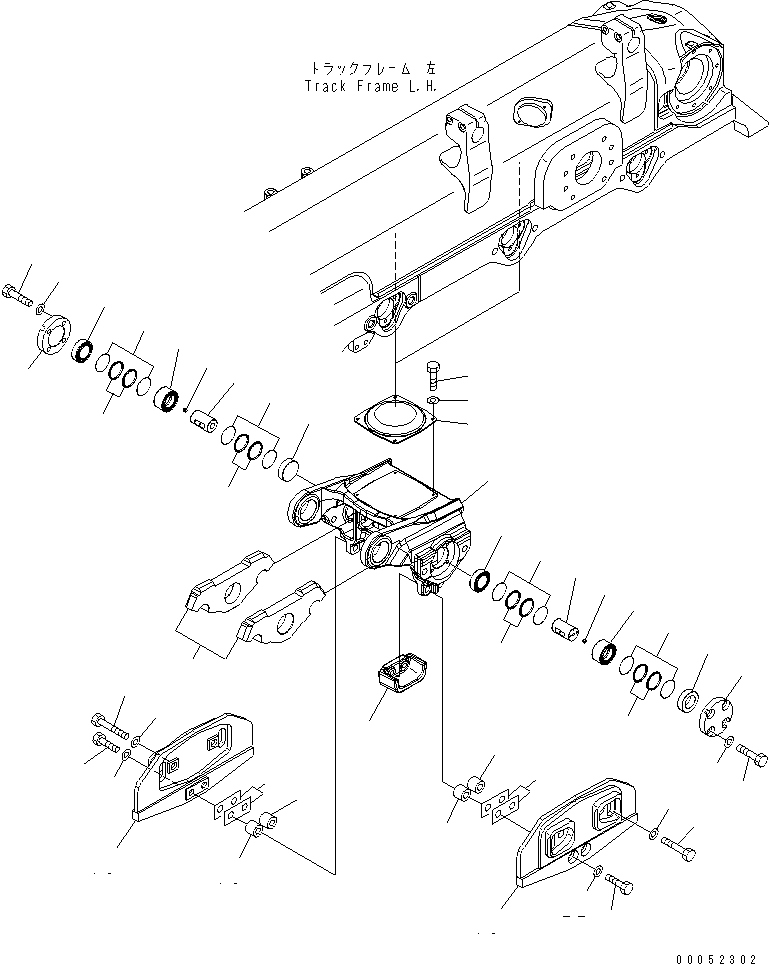 Bogie Assembly 17A-30-00930 KOMATSU