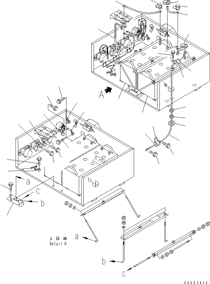 Провод массы 08028-45100 KOMATSU