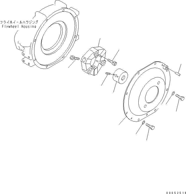 Крышка 20U-01-41350 KOMATSU