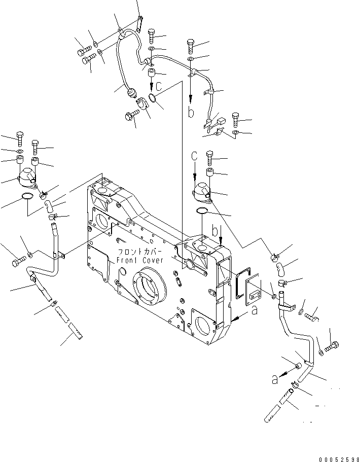 Шланг 07287-01916 KOMATSU
