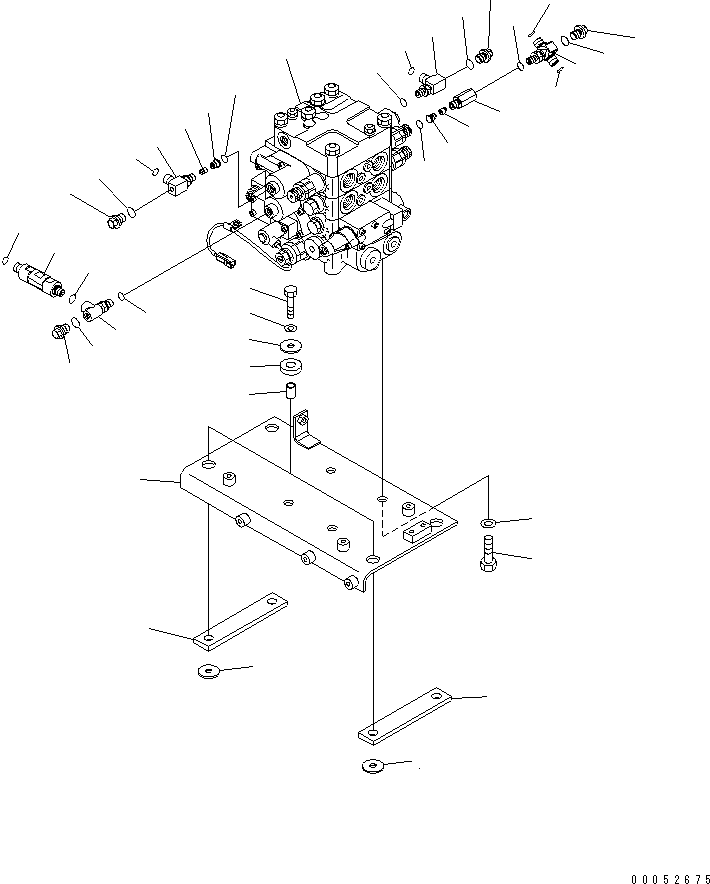 Управляющий клапан \0\723-53-16401 KOMATSU