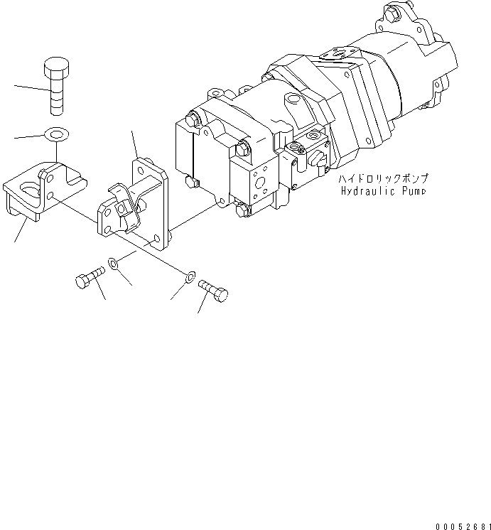 Кронштейн 424-62-43622 KOMATSU