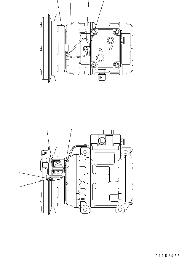 Компрессор в сборе ND447200-0243 KOMATSU