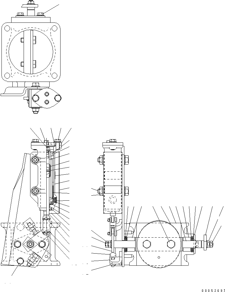 Корпус MY281-24653 KOMATSU