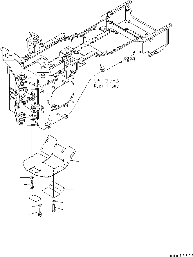 Ограждение 425-971-3121 KOMATSU