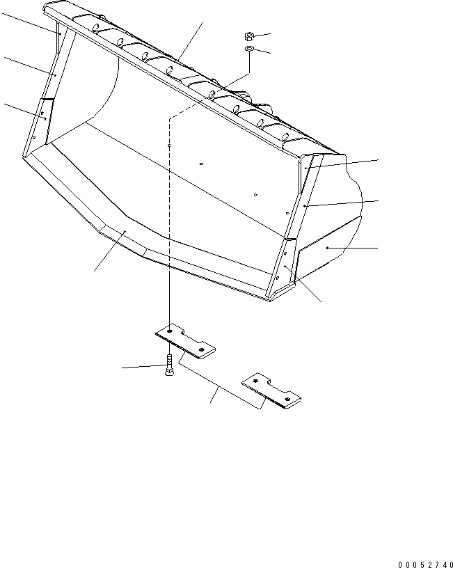 EDGE (WELDED) 425-809-1122 KOMATSU